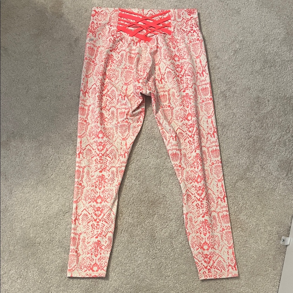 Fabletics Coral Snake Print Leggings